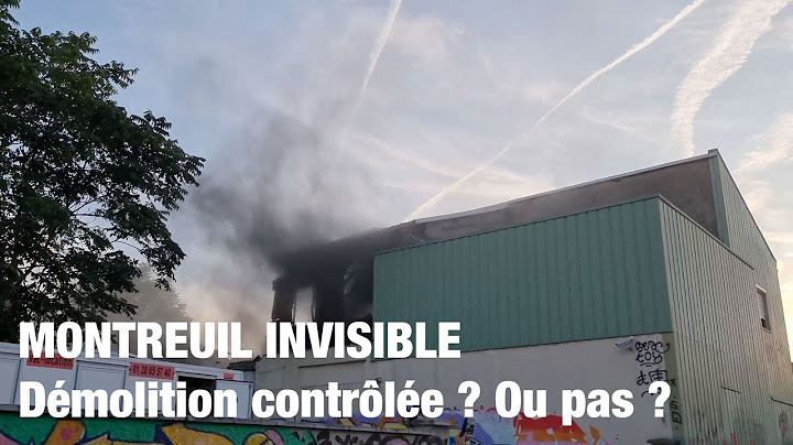 L'usine Snem lâche d'inquiétants nuages de fumée lors de sa démolition
